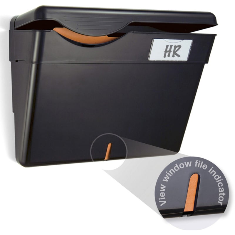 Officemate HIPAA Wall File with Cover (OIC21472),Black - Image 4